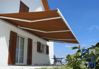Guadalajara Ventanas toldo con brazo extensible invisible 