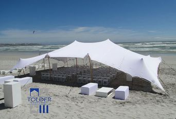 Guadalajara Ventanas carpa tensada en la playa